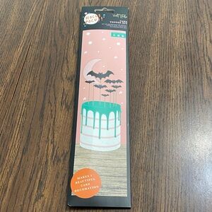 “5/$20” Halloween bat themed cake topper kit brand new